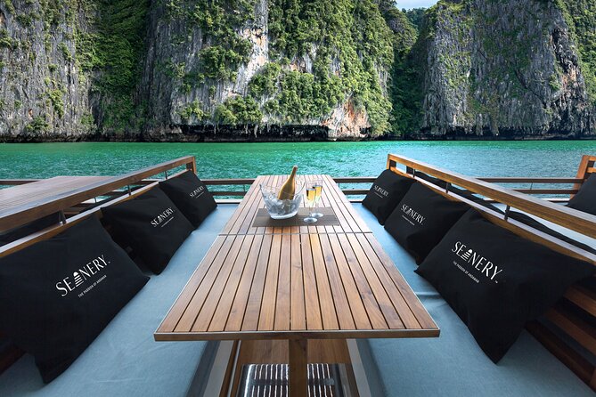 Luxury Boat to James Bond Islands with Lunch and Sunset Dinner - Lawa Island: swimming beside the boat