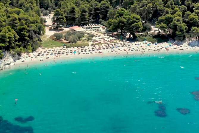 Mamma Mia Cruise From Skiathos Island - The first stop, Kastani Beach and the film connection