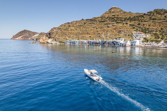 MARVEL SEAWEED 9.6m/32ft Private Boat Tour - The best part: swimming stops away from the road