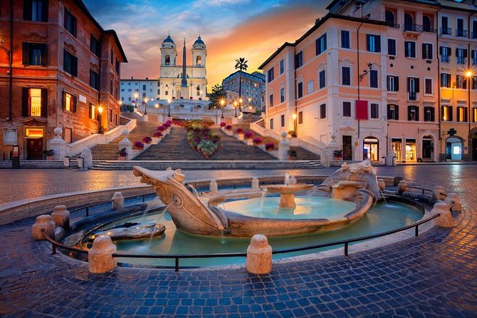Marvels Of Rome At Night - Private Tour - Spanish Steps: Rome’s grand staircase