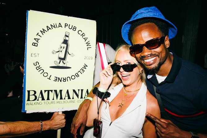 Melbourne Pub Crawl (Batmania Tours) - The second stop and the first move through the city