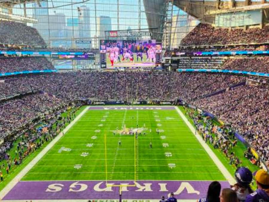 Minnesota Vikings Football Game at US Bank Stadium - Getting inside with a mobile ticket