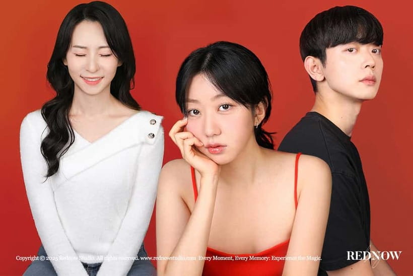 Myeongdong Rednow Studio: Portraits, Couples & Family Photo - Turning a headshot into a concept portrait