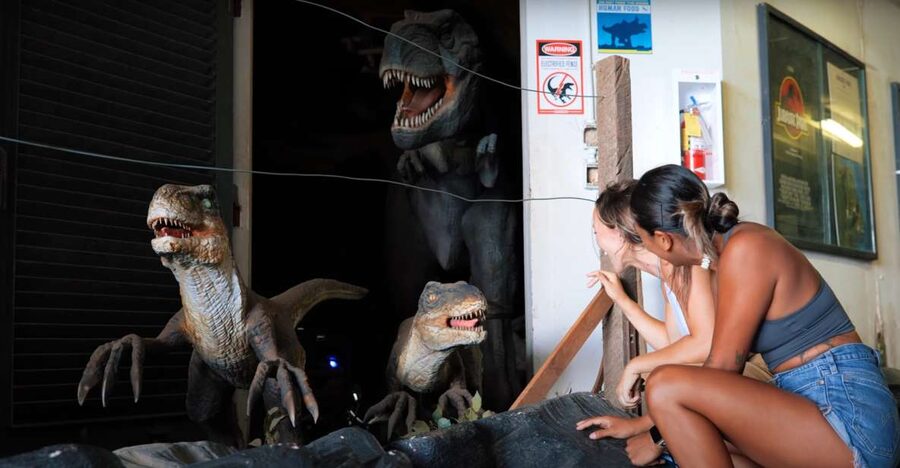 Oahu: Kualoa Jurassic Movie Set Adventure Tour - Riding into Jurassic Valley