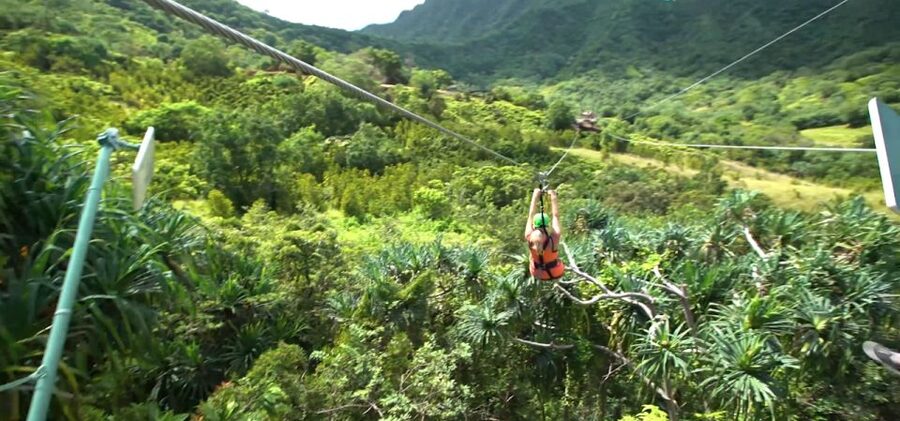 Oahu: Kualoa Jurassic Valley Zipline Tour - Starting above Jurassic Valley