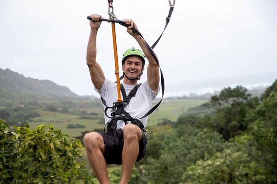 Oahu: Kualoa Jurassic Valley Zipline Tour - Seven tandem lines, each with a different feel