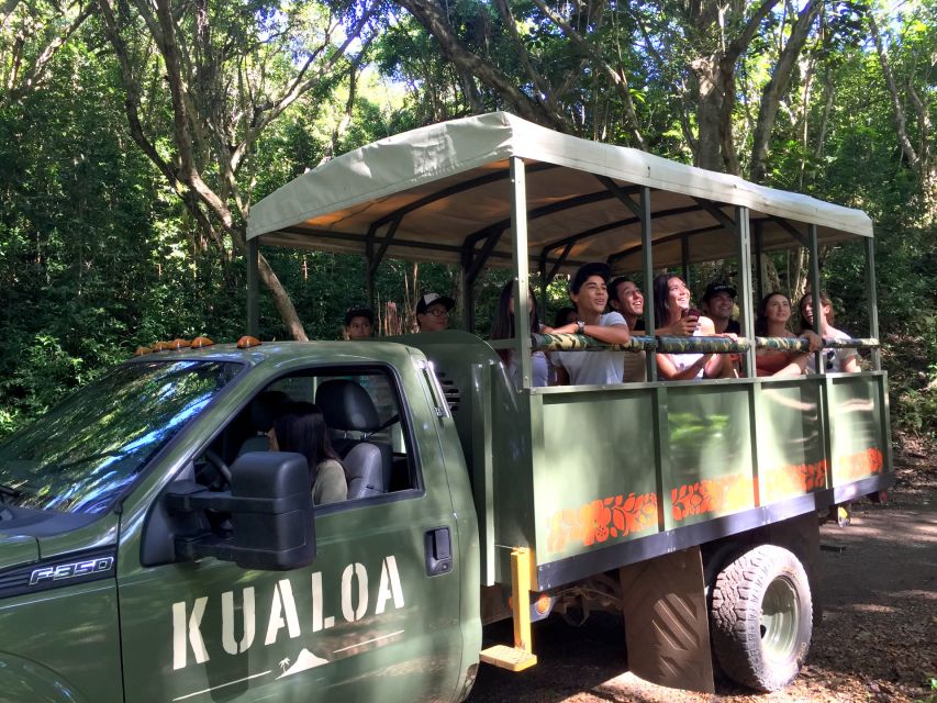 Oahu: Kualoa Movie Sites, Jungle, and Buffet Tour Package - Kualoa Grown, gardens, and the 800-year-old fishpond