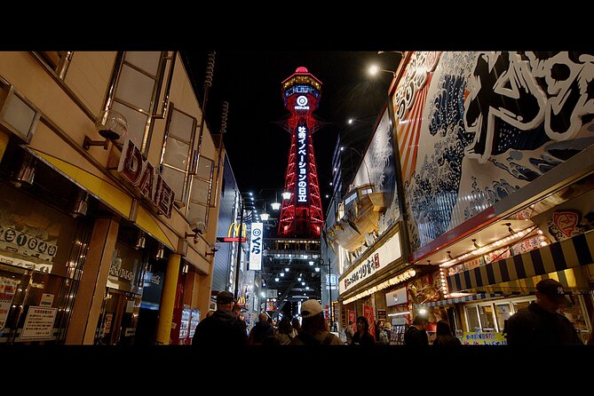 Osaka Cinematic Film experience Video + Photo (ONLY ONE BOOKING) - Shinsekai after dark
