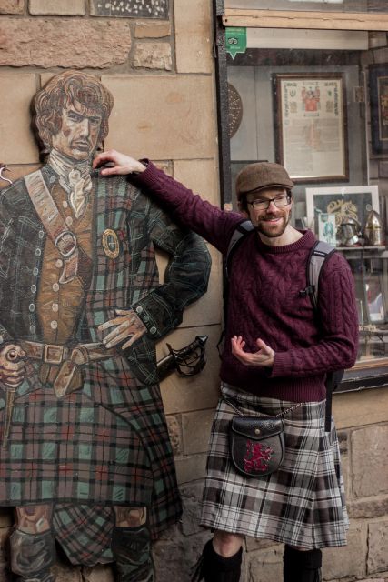 Outlander film locations and Jacobites in Edinburgh - Starting near Johnston Terrace and the Lawnmarket