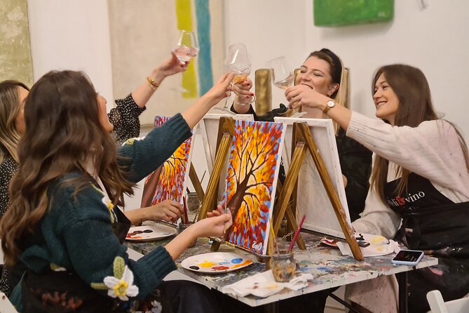 Painting party at Art Bottega - Paint & Wine Studio in Split - A Different Kind of Night Out in Split