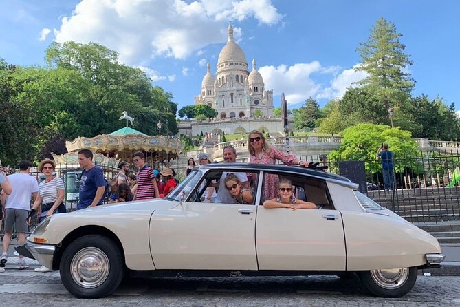 Paris TV Show Tour in a Open Top Vintage French Car Citroen DS - Benjamin brings the show and the city together