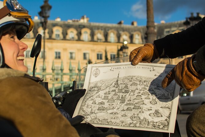 Paris Vintage Sidecar Tour – Emily in Paris highlights - Why a sidecar works so well in Paris