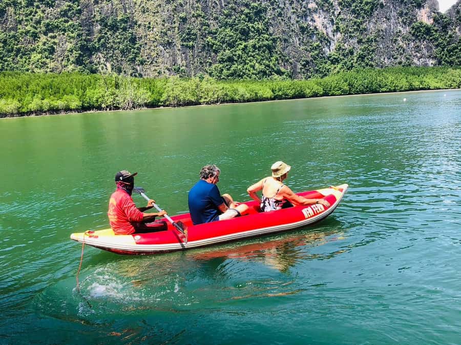 Phang Nga Bay: James Bond Island Kayak and Snorkeling Tour - Khai Islands for swimming and snorkeling