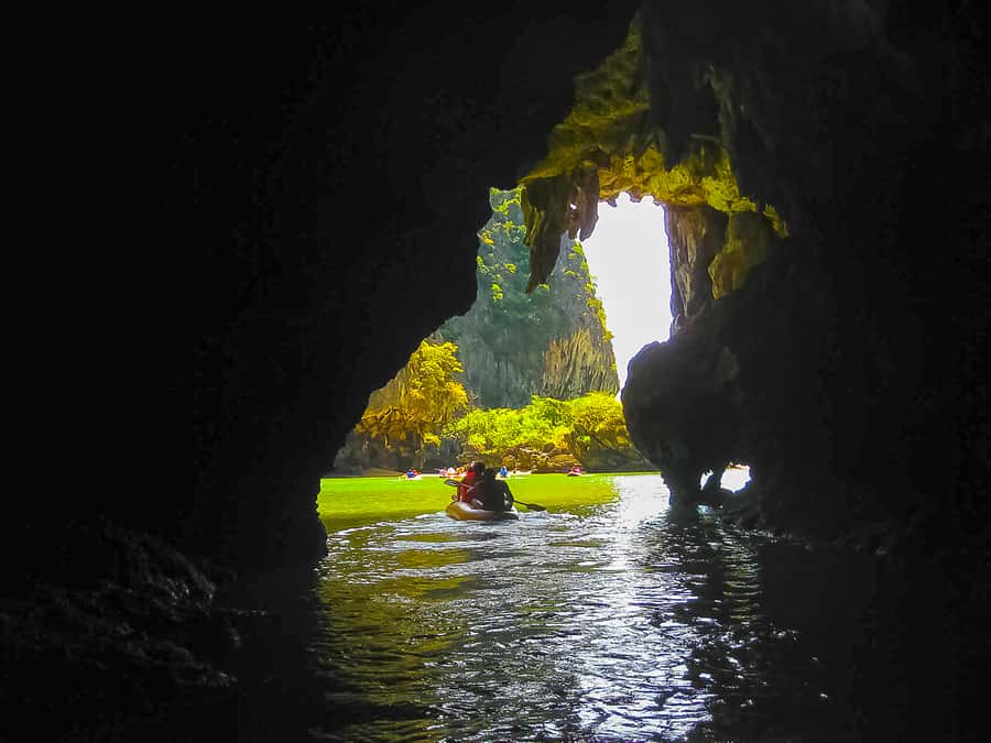 Phang-nga: James Bond Twilight Sea Canoe & Glowing Plankton - The twilight plankton show