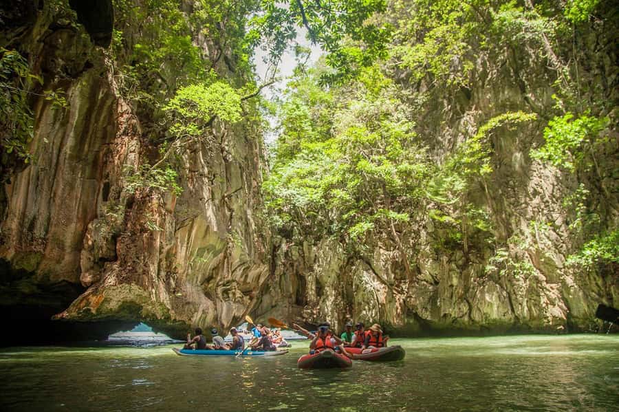 Phuket: James Bond and Khai Islands Day Trip by Speedboat - Canoeing through Hong Island