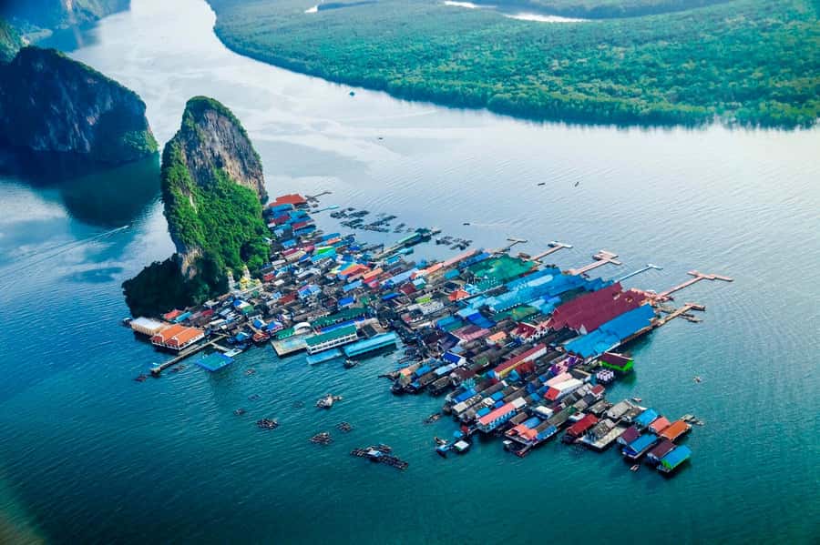 Phuket: James Bond and Khai Islands Day Trip by Speedboat - Limestone cliffs and sea caves at Panak Island
