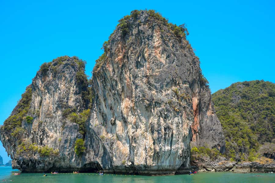 Phuket: James Bond Day Tour and Canoeing by Big Boat - Lunch, drinks, and Thai sweets on board