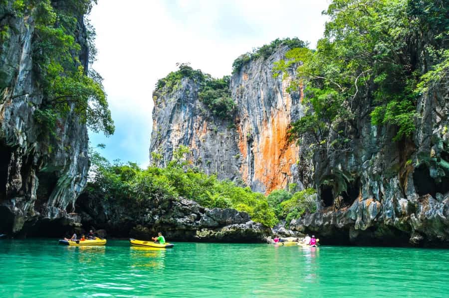 Phuket: James Bond Island by Big Boat with Sea Cave Canoeing - The cruise across Phang Nga Bay