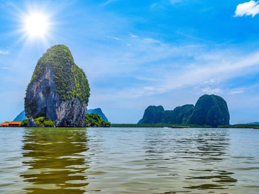 Phuket: James Bond Island Sea Canoe by Speedboat - Panak Island and the first cave views
