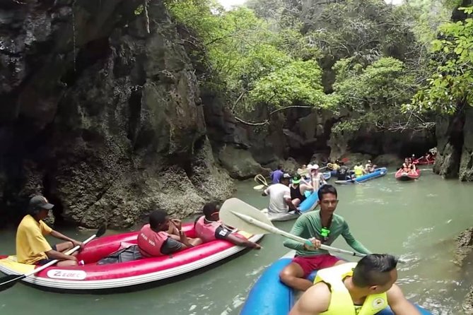 Phuket James Bond Island Sea Canoe Tour by Longtail Boat with Lunch (SHA Plus) - The monkey cave temple near Kasom Pier