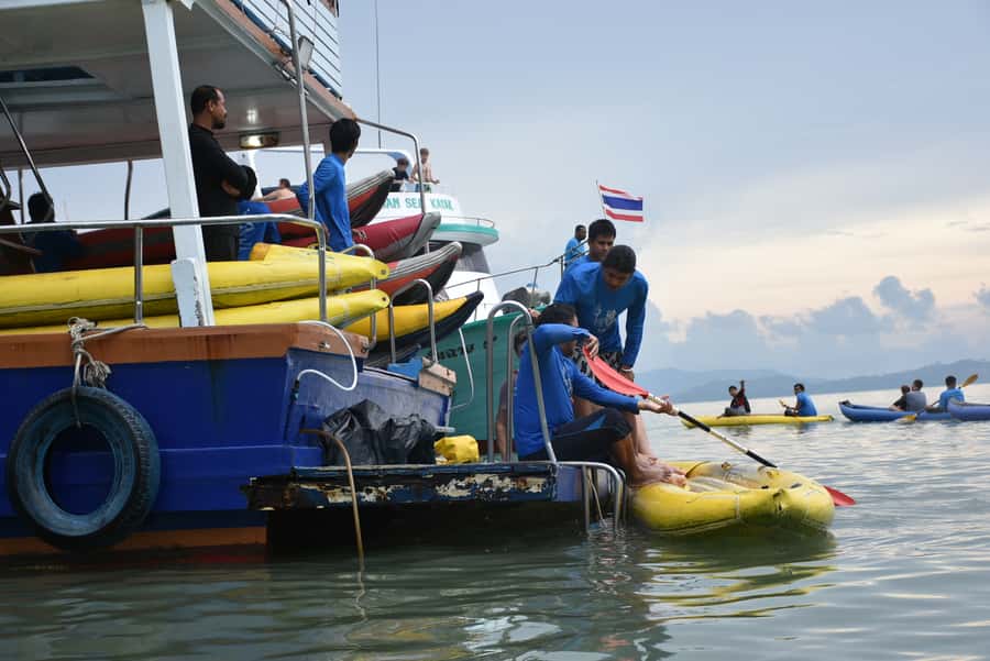 Phuket: James Bond Island Tour with Sea Cave Kayaking - Dinner at sunset and glowing plankton after dark
