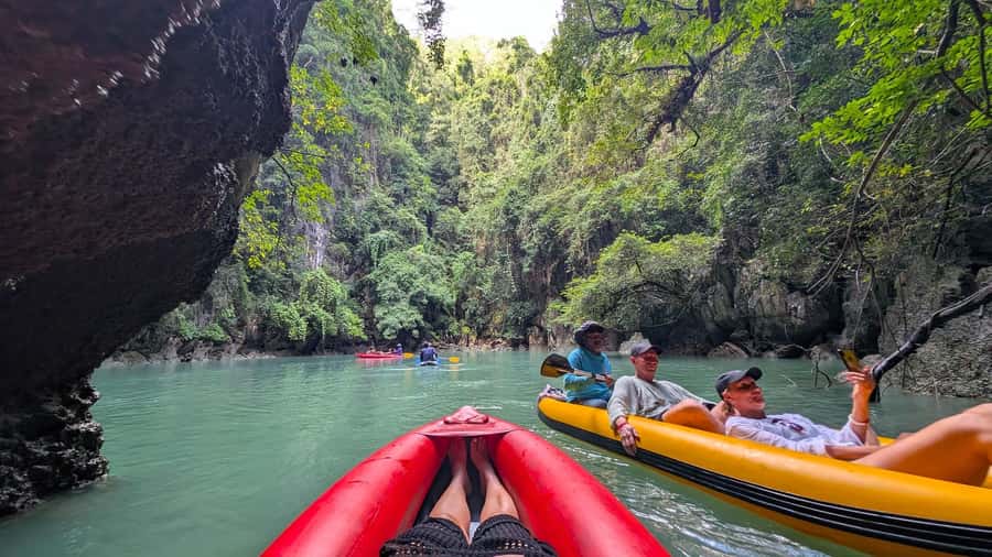 Phuket: James Bond & Panyi Day Tour with Canoeing & Lunch - Lunch and village time at Koh Panyi