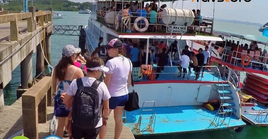 Phuket: Phang Nga (James Bond) Island - Big Boat Tour - Reaching the limestone islands
