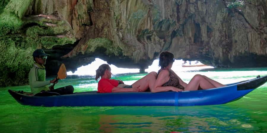 Phuket: Phi Phi & James Bond Island Combo Day Tour w/Lunch - Maya Bay before the day gets crowded