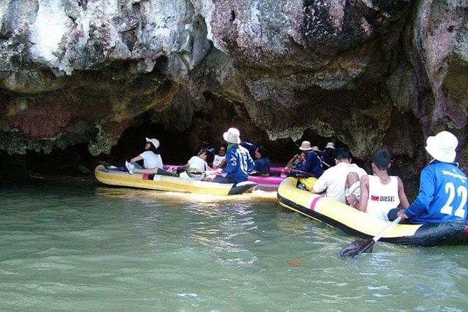 Phuket to James Bond Island Tour Including Sea Canoeing & Lunch by Longtail Boat - Sea canoeing through caves and mangrove channels