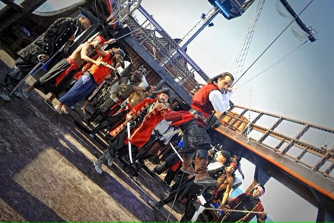 Pirates of the Caribbean Cruise- Snorkel, Sharks & Stingrays - Treasure hunts, sword fights, and pirate stunts