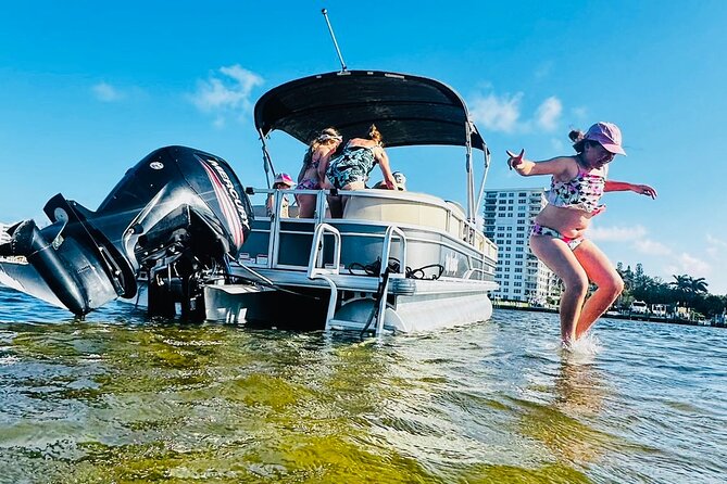 Pontoon Boat 26ft (12pp/115Hp) - Hollywood - FLL - SunBoat rental - Timing, confirmation, and cancellation