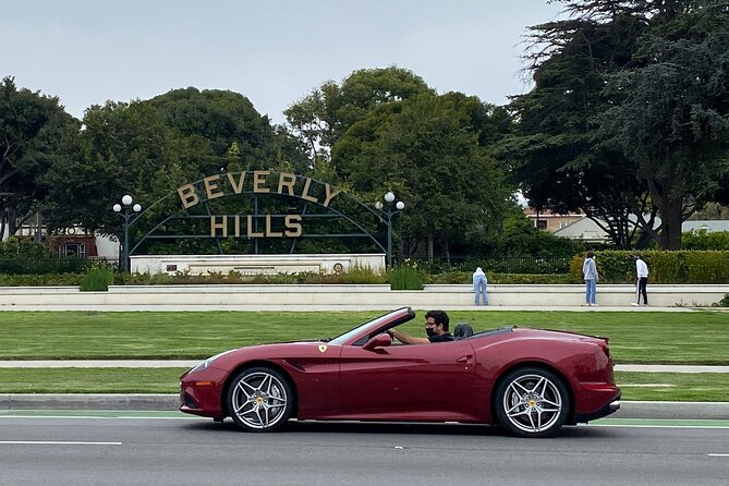 Private Ferrari California T Drive from Hollywood to Sunset Plaza - Photos, video, and the memory of the drive