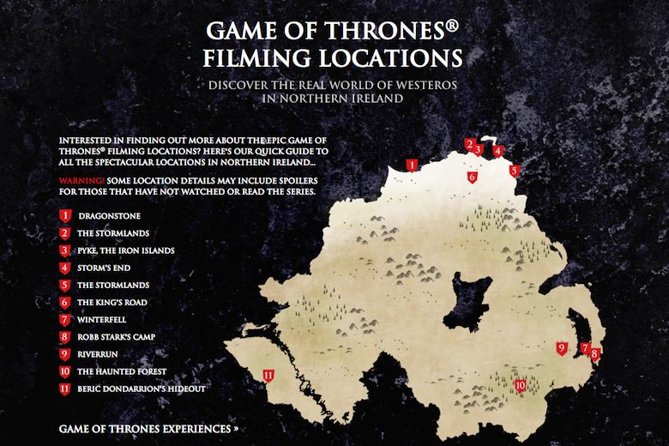 Private Game of Thrones including Giant's Causeway Causeway Coast Rope Bridge - A private route along Northern Ireland’s dramatic coast