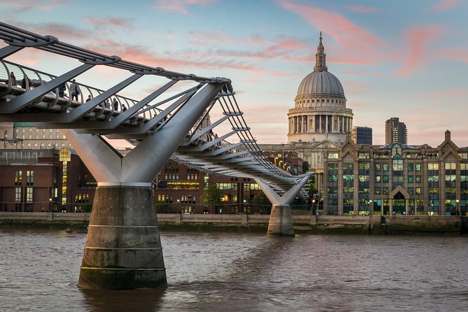Private Guided London Black Cab Harry Potter Tour - The Millennium Bridge brings the films’ danger to London