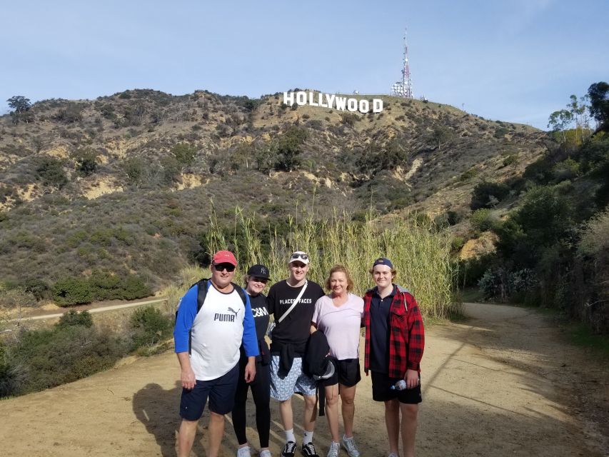 Private Hollywood Sign Adventure Hike - Lunch with Lake Hollywood below