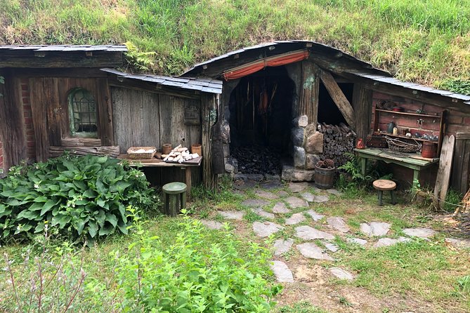 Private Luxury Tour to Hobbiton Movie Set & Waitimo Glowworm Cave - Entering the 30-million-year-old Waitomo caves