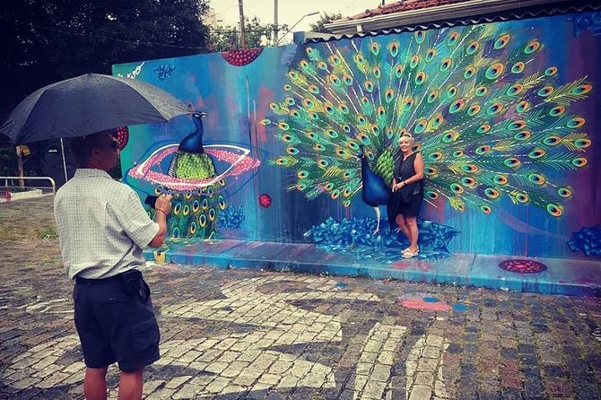 Private Street Art Tour of São Paulo with Batman´s Alley Visit - The Osgemeos mural beside the Museum of Modern Art