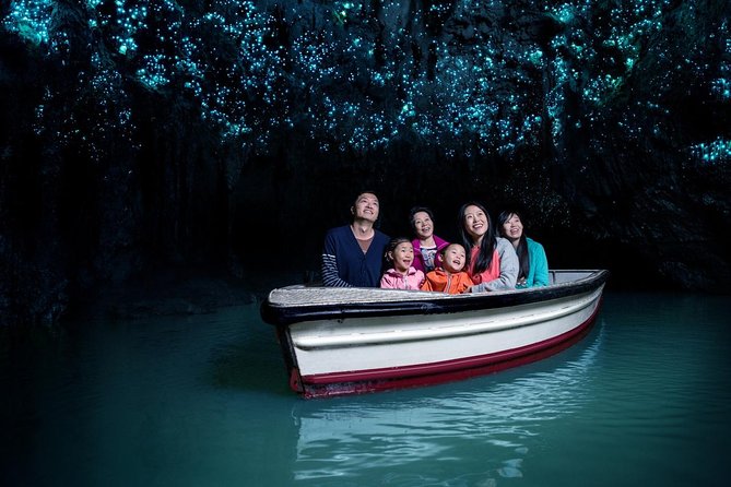 Private Tour: Hobbiton & Waitomo Glowworm Cave Experience - Waitomo Glowworm Caves and the underground boat ride