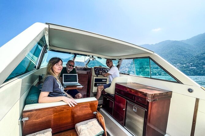 Private tour on "Colombo 31 HT" the Hollywood star boat - Starting from Varenna, Menaggio, Bellagio, or Como
