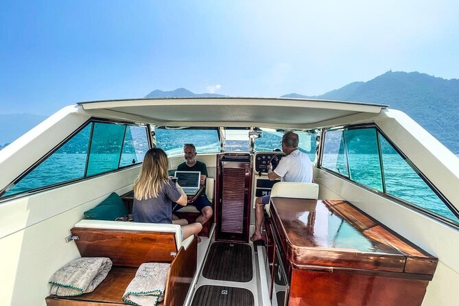 Private tour on "Colombo 31 HT" the Hollywood star boat - Ossuccio, Comacina Island, and the eastern shore