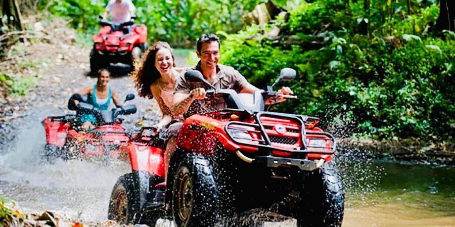 Punta Cana : Done Buggy Excursions AtV /cenote on the Beach - Leaving Punta Cana’s hotel strip behind