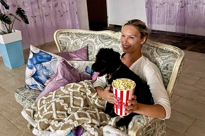Puppies and Movies: A Feel-Good Film Night with Rescue Pups - Choosing between cuddles, play, and the movie