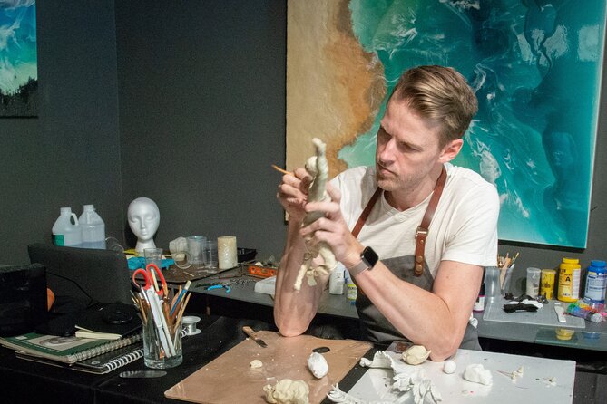 Resin Artwork in a Nolita Artist's Studio - Meeting Clay Brown in his working studio