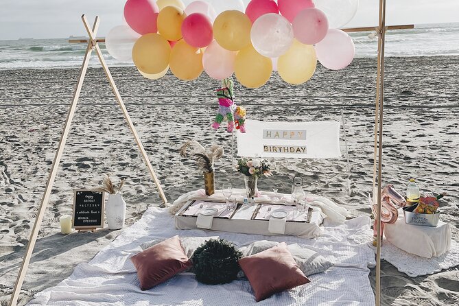 Romantic Picnic by the beach - Afternoon light or an evening occasion