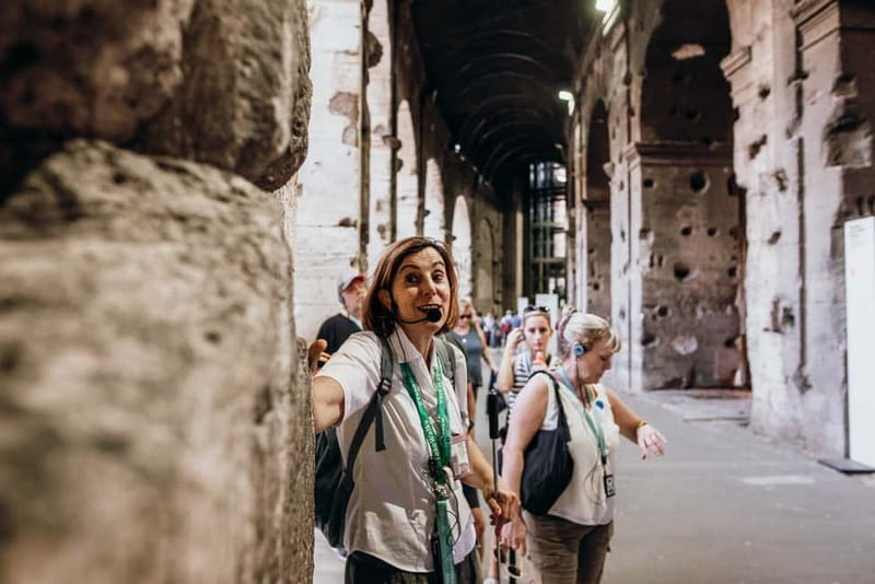 Rome: Gladiator’s Gate and Arena Special Colosseum Access - Walking through the Roman Forum