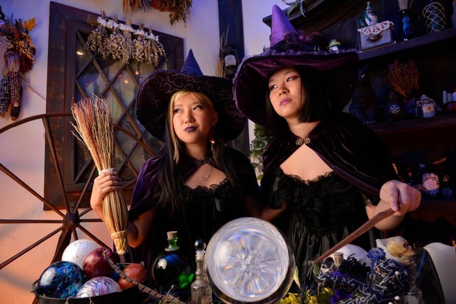 Salem: Witch Costume Photo Studio Experience - Finding a costume from 400-plus choices