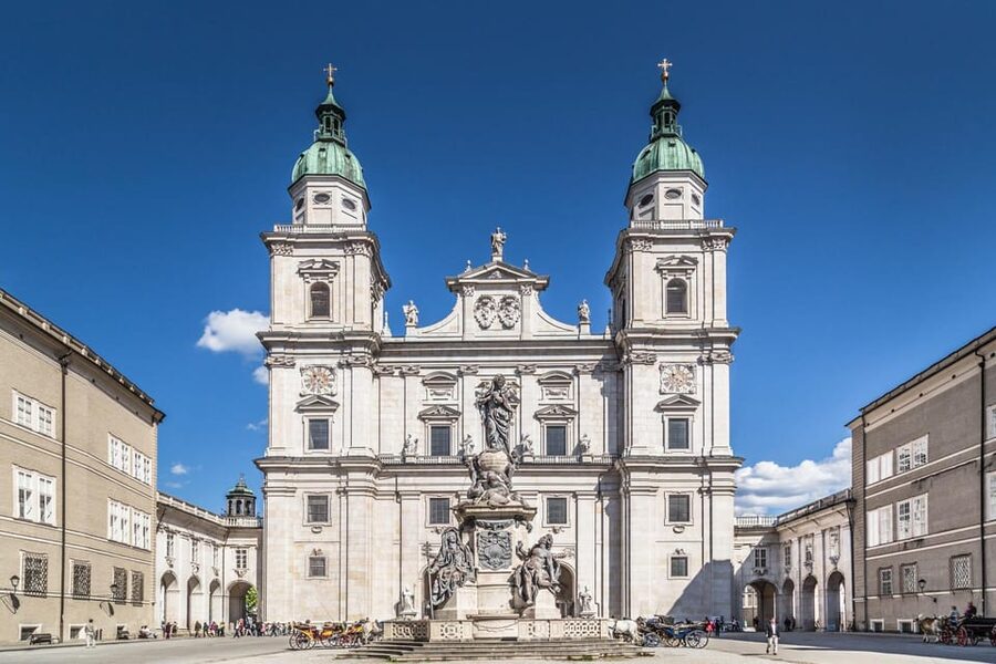 Salzburg Tour: Mirabell Gardens, Sound of Music, Mozart - Kollegienkirche, the Cathedral, and the Residence