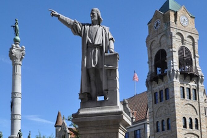 Scranton’s The Office Self Guided GPS Audio Walking Tour - City Hall and the largest Dundie award