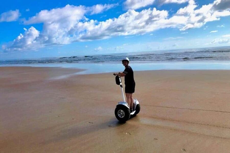 Segs On The Beach-Daytona Beach - The first 15 minutes: getting comfortable on the Segway