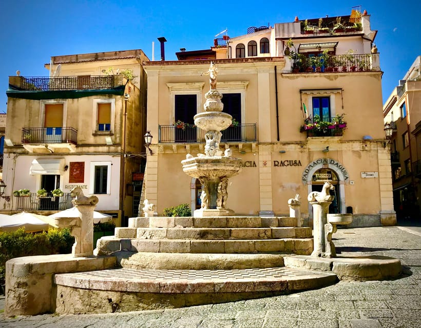 Shore tour from Messina port: Taormina & Godfather Places - From Messina port to Taormina in a private car